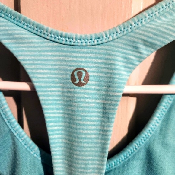 Light Blue Racerback Tank Top - Picture 3 of 3